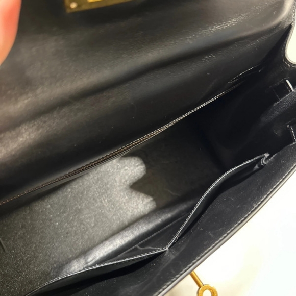 Hermes Kelly 32cm leather handbag with cleaning bill - Picture 9 of 14